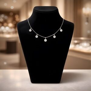 *NEW* 2.5 Carat Moissanite Necklace on 925 Silver Chain